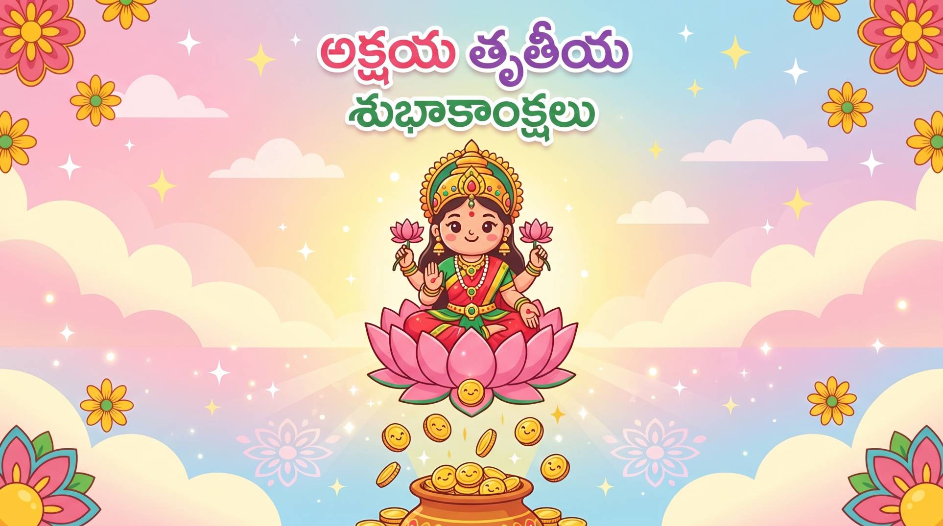 Happy Akshaya Tritiya Telugu 2026 image