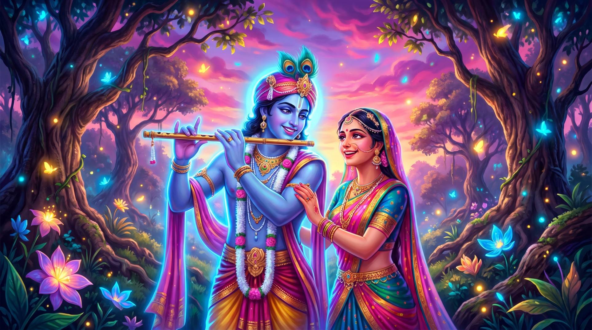 Radha Krishna 4K HD Wallpaper