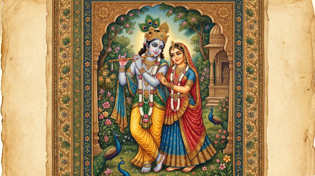 Radha Krishna HD Images 4K Romantic Divine Love Wallpaper