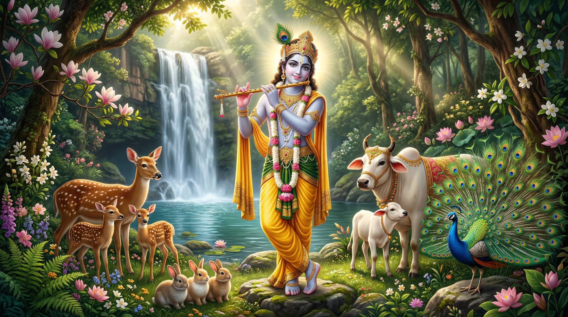 Shri Krishna HD Image Download – Beautiful 4K Nature Wallpaper
