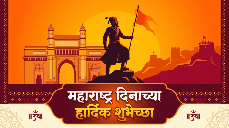 Maharashtra Day Wishes in Marathi