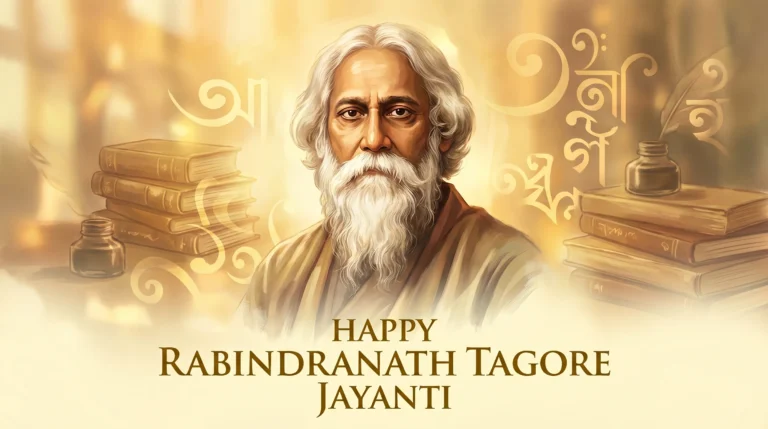 Rabindranath Tagore Jayanti Poster