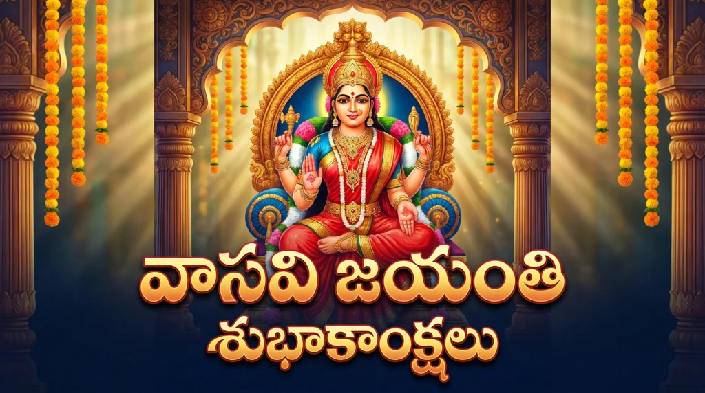 Vasavi Jayanthi Greeting Background