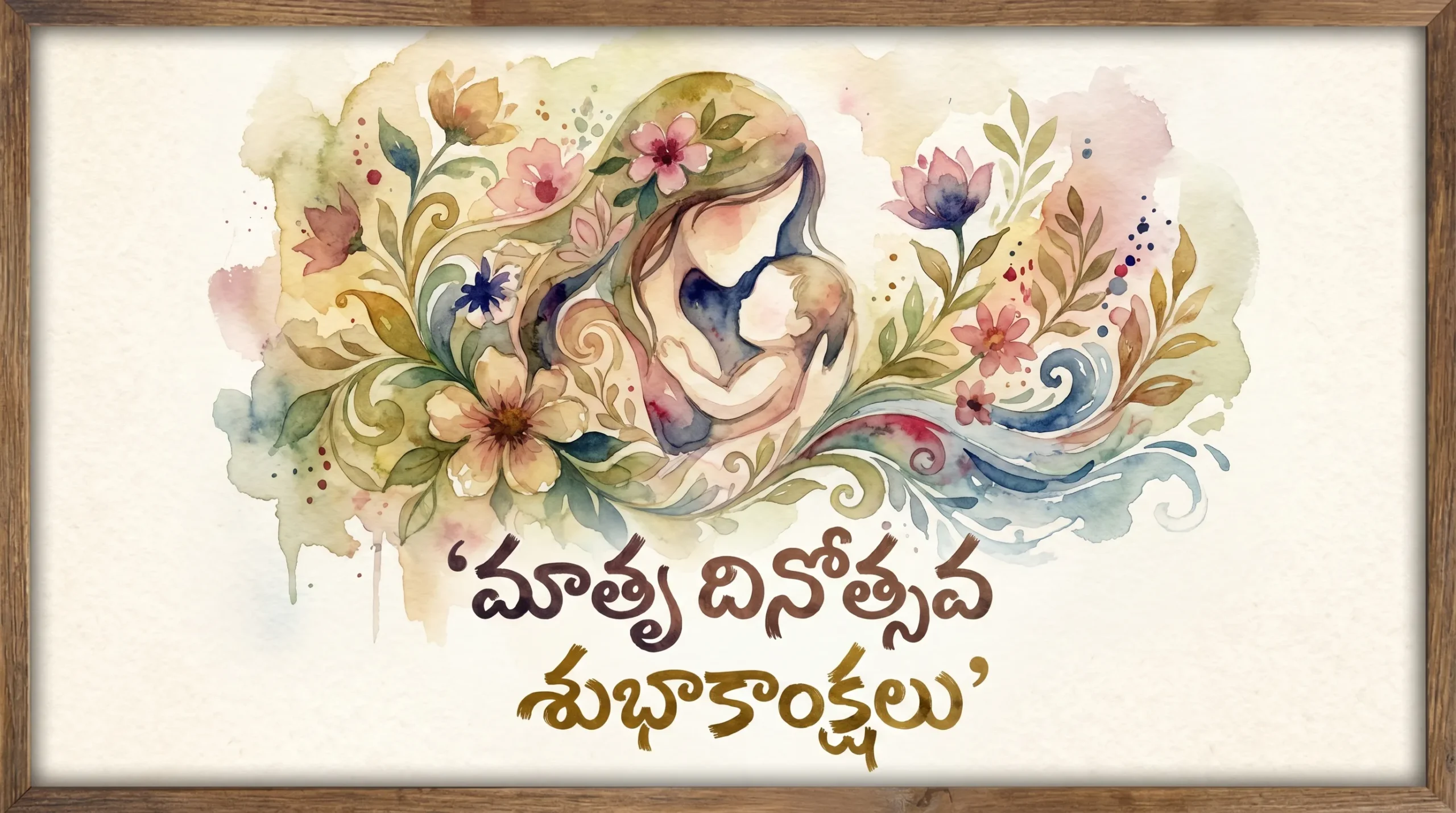 Mother’s Day Telugu wishes image
